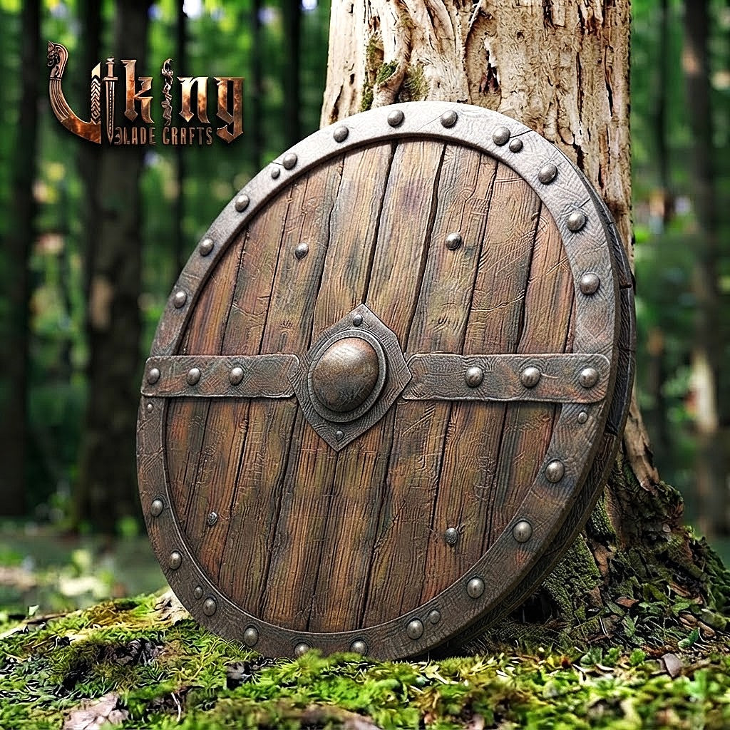 The Skjöldr of Birka Horizontal Diamond-Collar Norse Shield