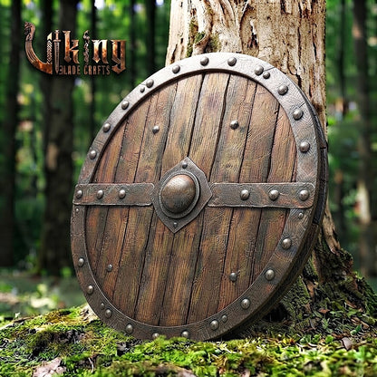 The Skjöldr of Birka Horizontal Diamond-Collar Norse Shield
