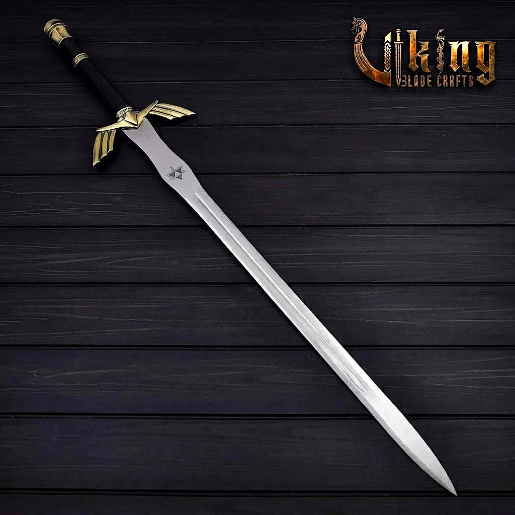 Zelda-Inspired Goddess Longsword | Blue or Black Handle | Matching Scabbard