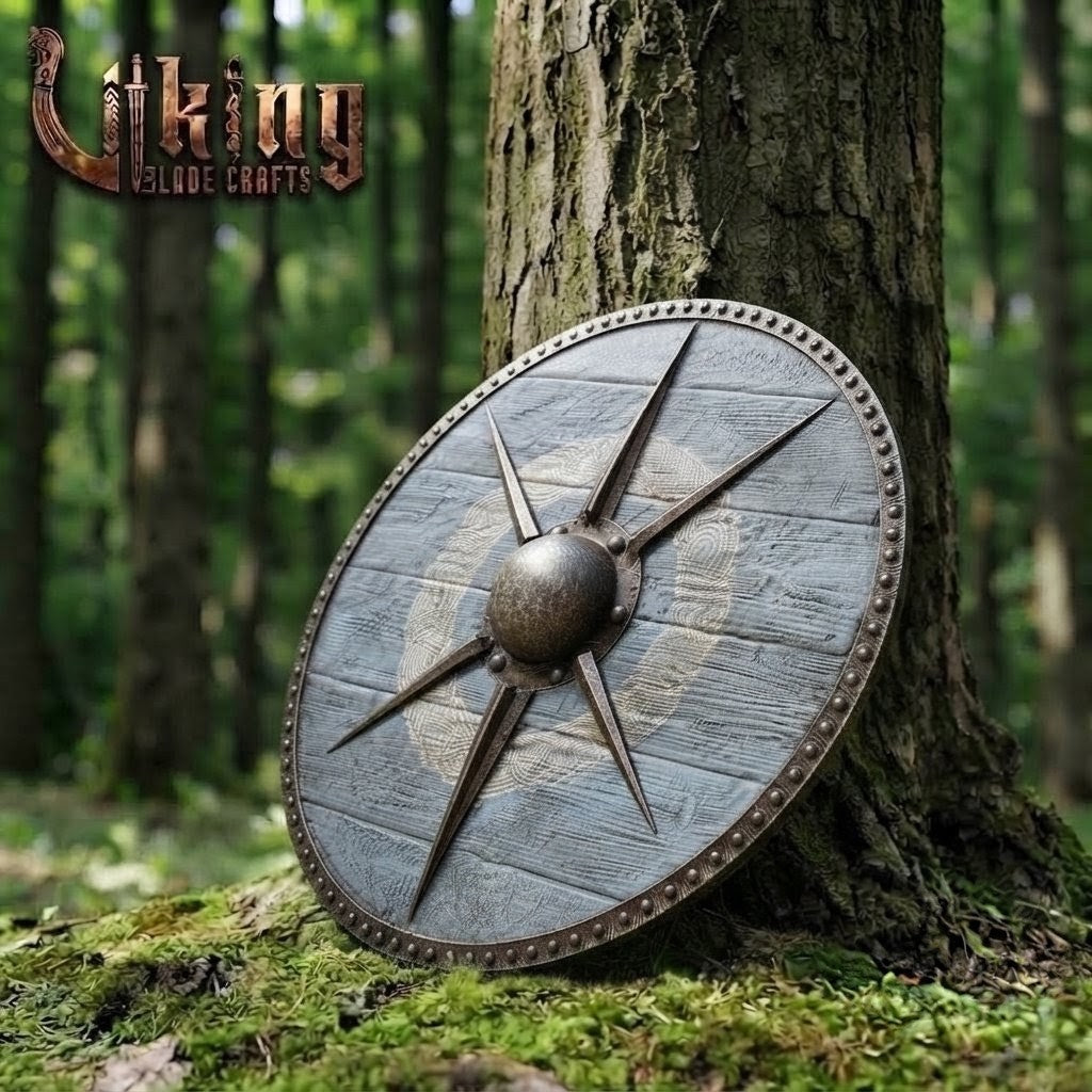 The Ægir’s Compass: 6-Spoke Star-Burst Viking Shield