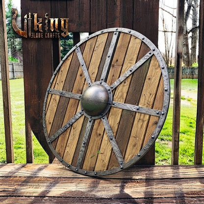 The Skjöldr of the High Jarl Radial-Braced Multi-Tone Viking Shield