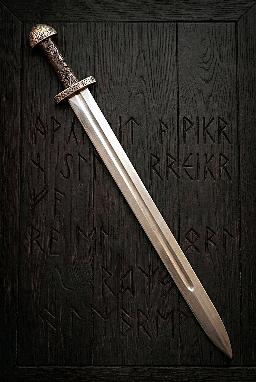 Oslo Viking Sword with Scabbard | Intricately Crafted Norse Blade
