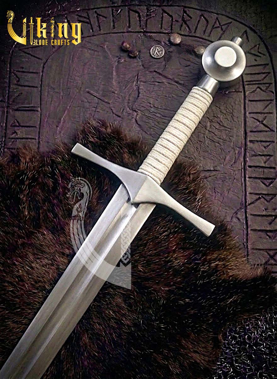 Premium Handmade Medieval Crusader Knight Sword Replica With Scabbard