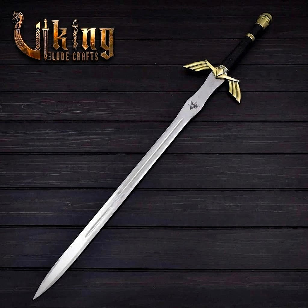 Zelda-Inspired Goddess Longsword | Blue or Black Handle | Matching Scabbard