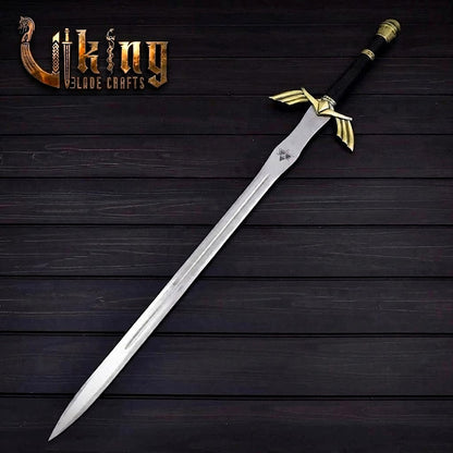Zelda-Inspired Goddess Longsword | Blue or Black Handle | Matching Scabbard
