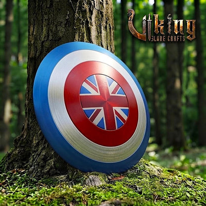 The Captain Carter Aegis 24" Hardened Steel Union Jack Shield