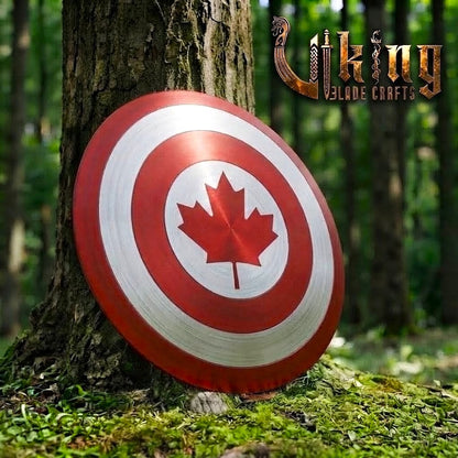 The Guardian’s Aegis 24" Hardened Steel Maple Leaf Shield
