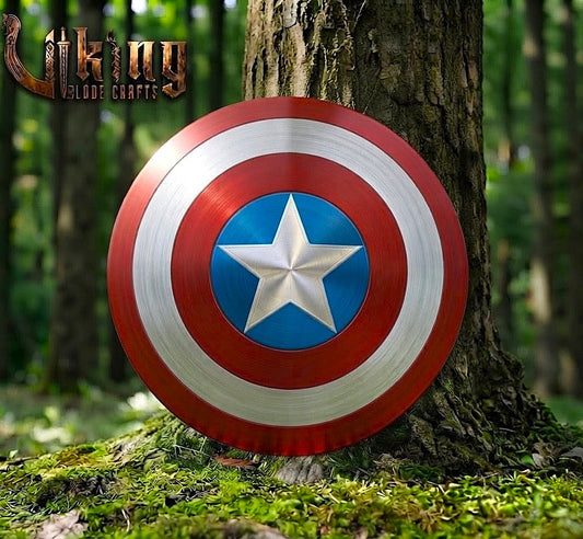 The First Avenger’s Aegis 24" Hardened Steel Captain America Shield
