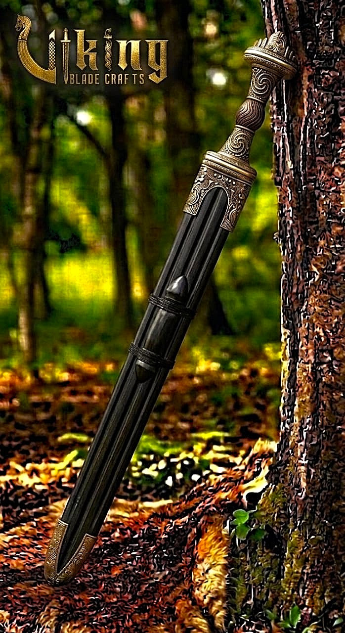 Handmade Fetter Lane Sword – Historic Viking Replica with Scabbard