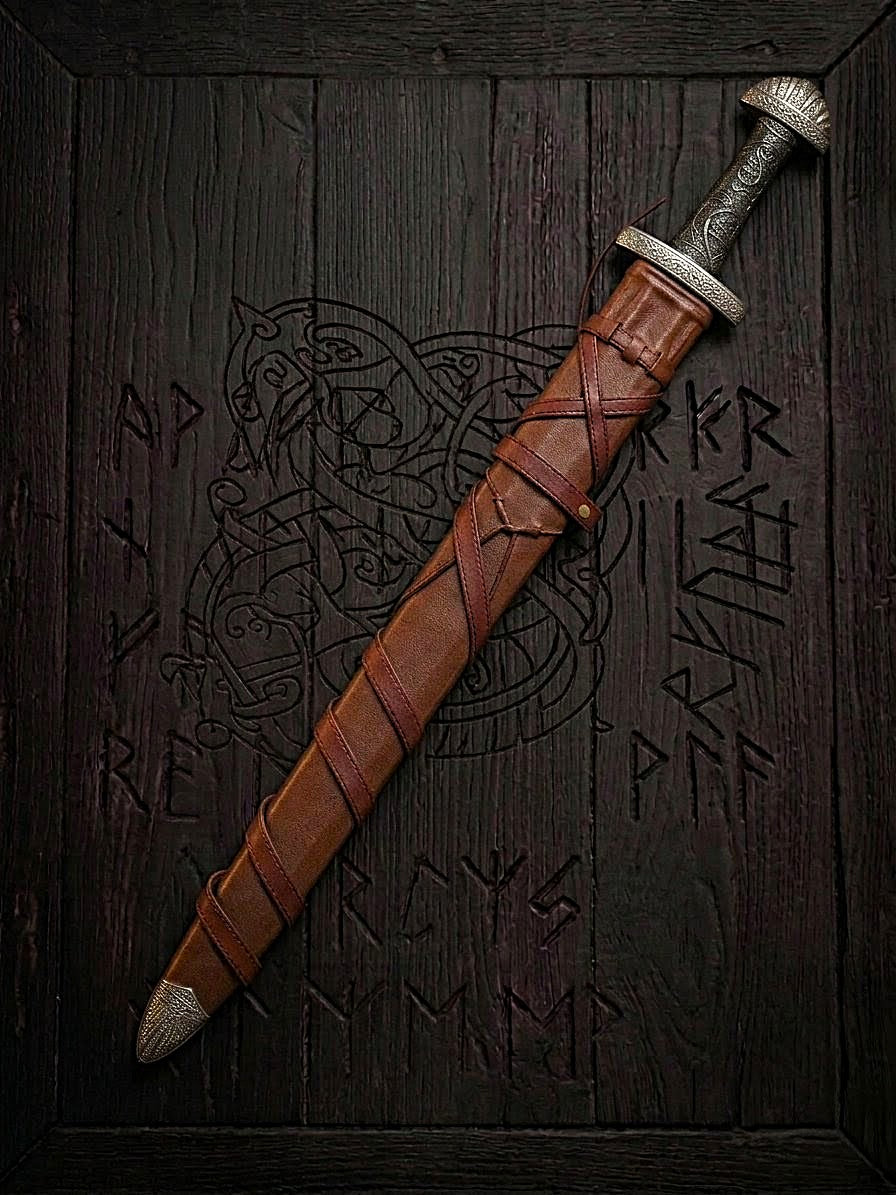 Oslo Viking Sword with Scabbard | Intricately Crafted Norse Blade
