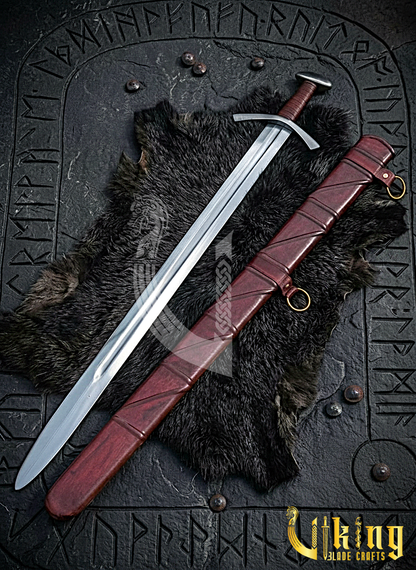 Handcrafted Saint Maurice Medieval Sword Replica: Historic Knight Blade