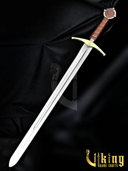 Accolade Sword of the Knights Templar – Handmade Medieval Collectible Blade Viking_Blade_Crafts