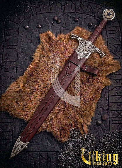 Elite Star Edition Pommel Knightly Sword: Classic Medieval Armor Piece