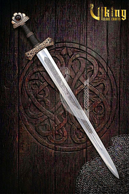 Handcrafted Dyback Viking Sword Replica Historical Blade