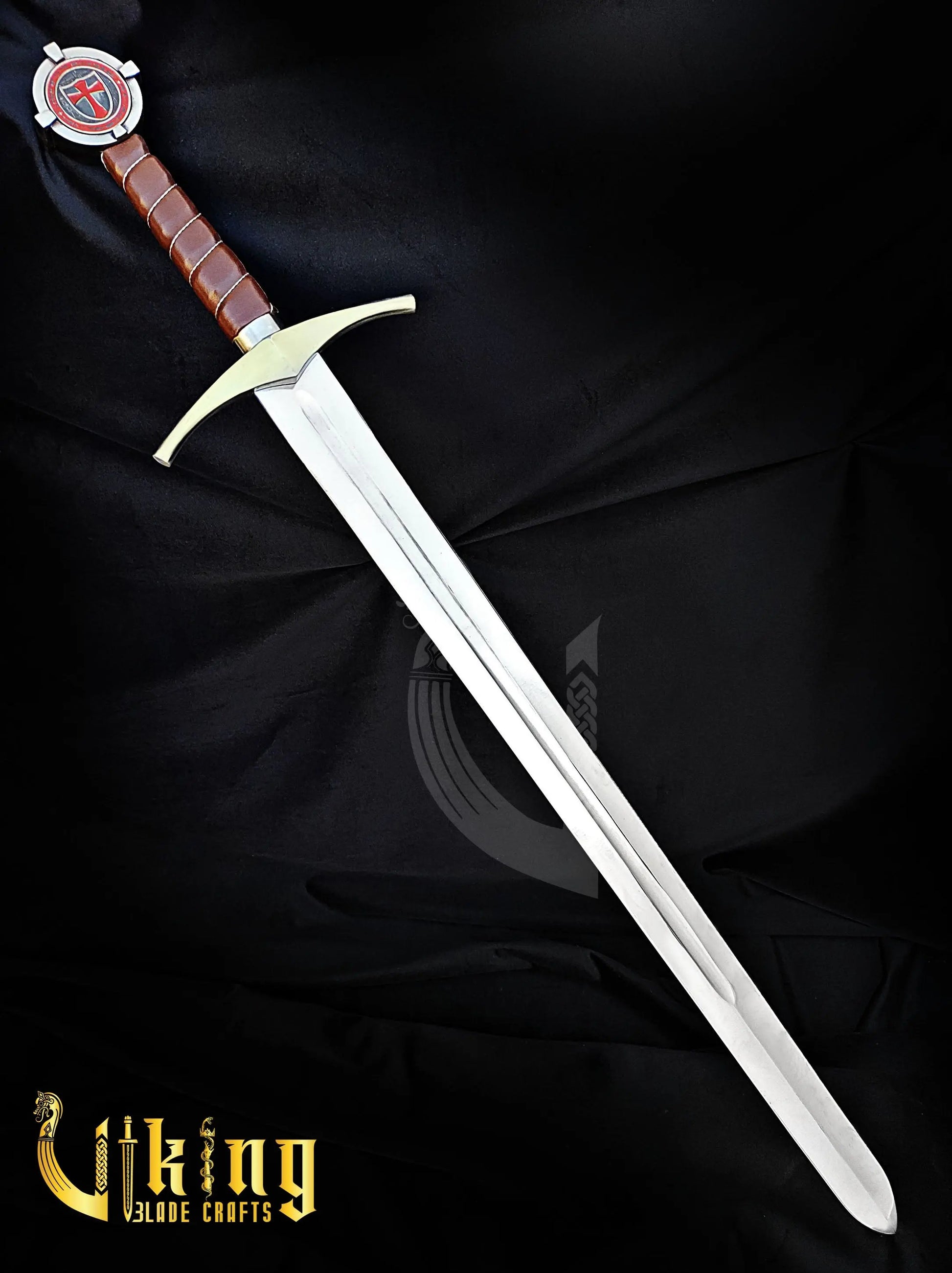 Accolade Sword of the Knights Templar – Handmade Medieval Collectible Blade Viking_Blade_Crafts