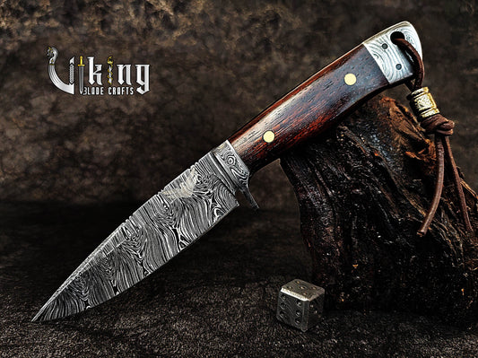 Forged Damascus Steel Gentlemen Series Hunting & Campaign Knife