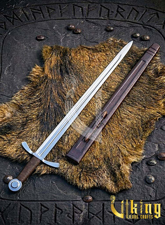 Handcrafted Medieval Crusader Sword Replica: Historic Knightly Blade