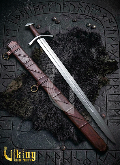 Handcrafted Saint Maurice Medieval Sword Replica: Historic Knight Blade