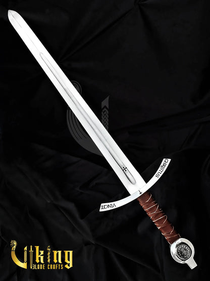 Faithkeeper Knights Templar Sword – Handmade Medieval Crusader Replica Viking_Blade_Crafts
