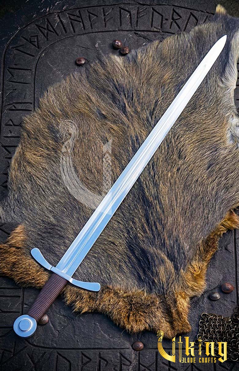 Handcrafted Medieval Crusader Sword Replica: Historic Knightly Blade