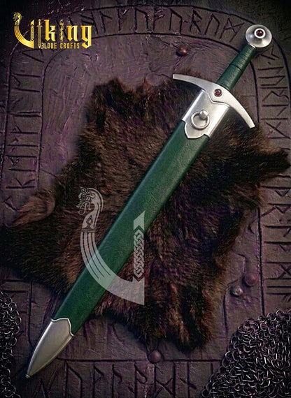 Elite Handmade Templar Knight Medieval Sword Replica With Custom Sheath
