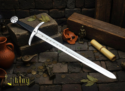 Templar Knight Sword – Medieval Replica Crusader Blade Collectible