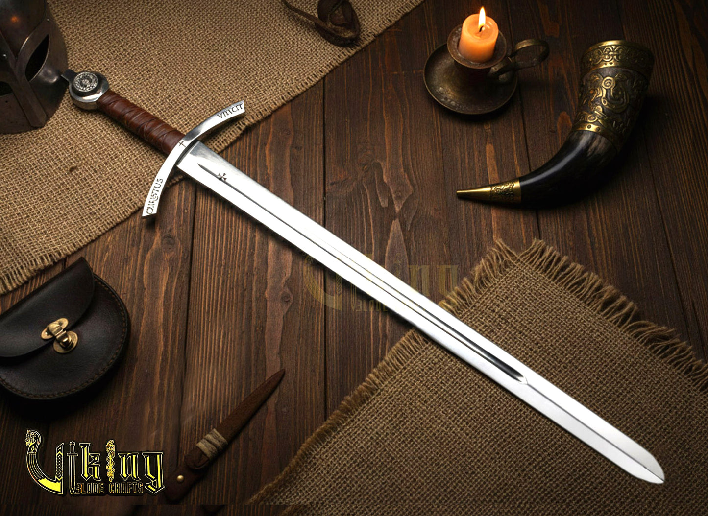 Faithkeeper Knights Templar Sword – Handmade Medieval Crusader Replica
