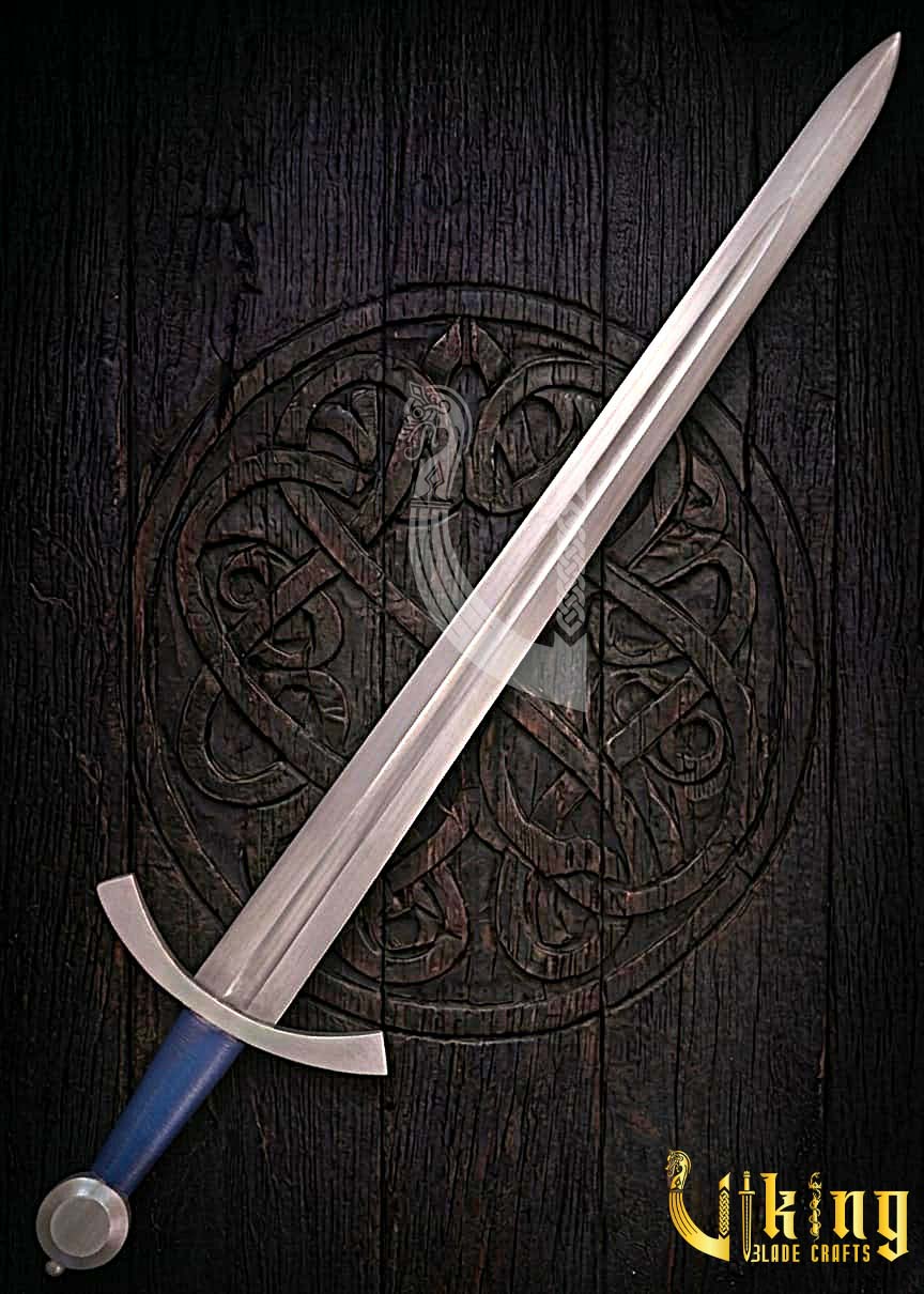 Authentic Handmade Neuchatel Medieval Sword With Leather Scabbard Case