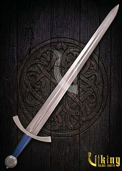 Authentic Handmade Neuchatel Medieval Sword With Leather Scabbard Case