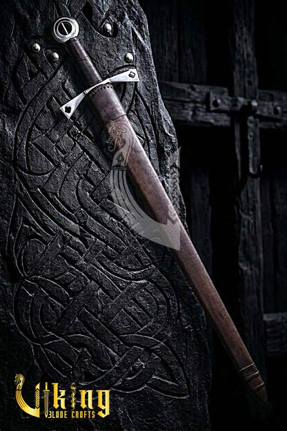 Handcrafted Irish Sword Replica: Premium Historic Celtic Medieval Blade
