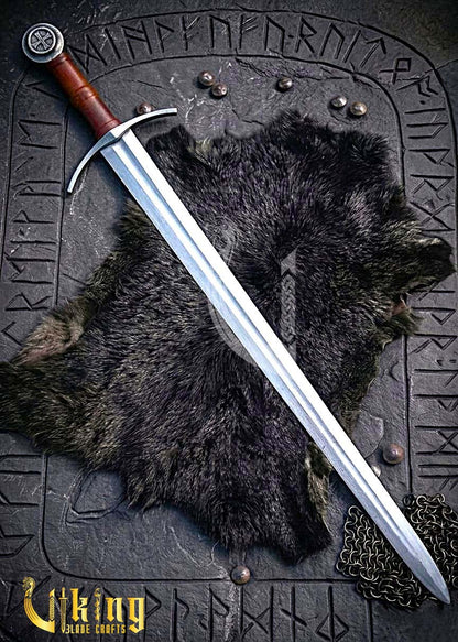 Handmade Knight Templar Sword Replica: Medieval Crusader Knight Blade