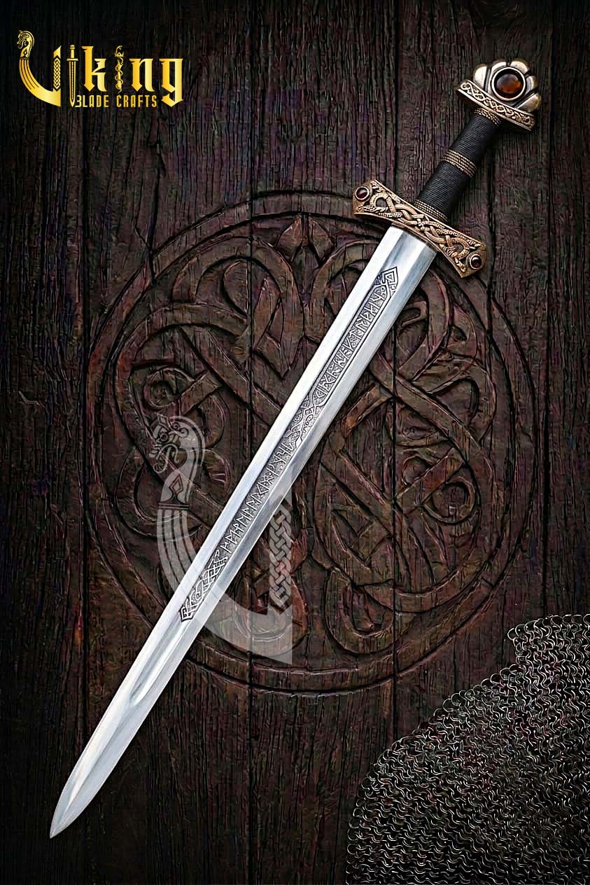 Handcrafted Dyback Viking Sword Replica Historical Blade