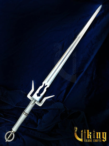 Ciri Sword Replica – Witcher Fantasy Blade with Scabbard & Display Viking_Blade_Crafts