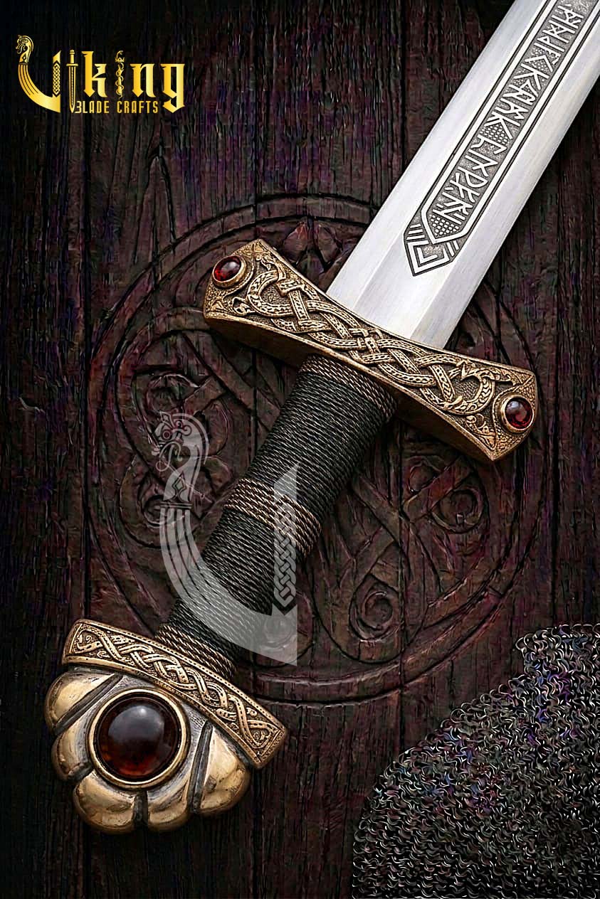 Handcrafted Dyback Viking Sword Replica Historical Blade