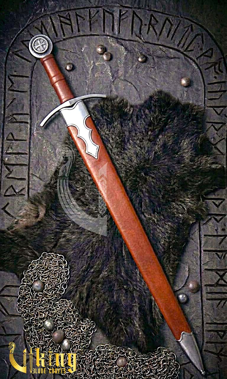 Handmade Knight Templar Sword Replica: Medieval Crusader Knight Blade