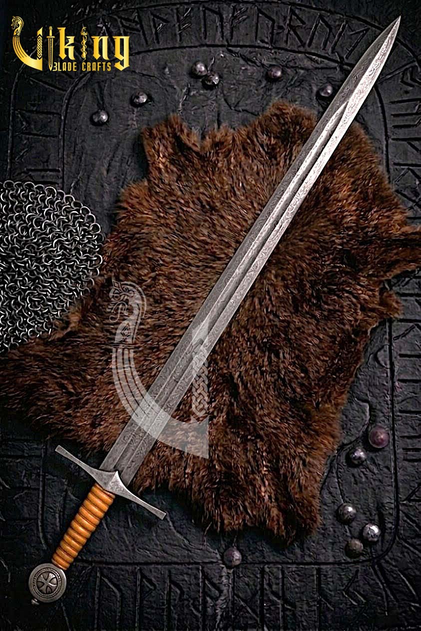 Handcrafted 39" Medieval Knight Crusader Sword Replica Collectible