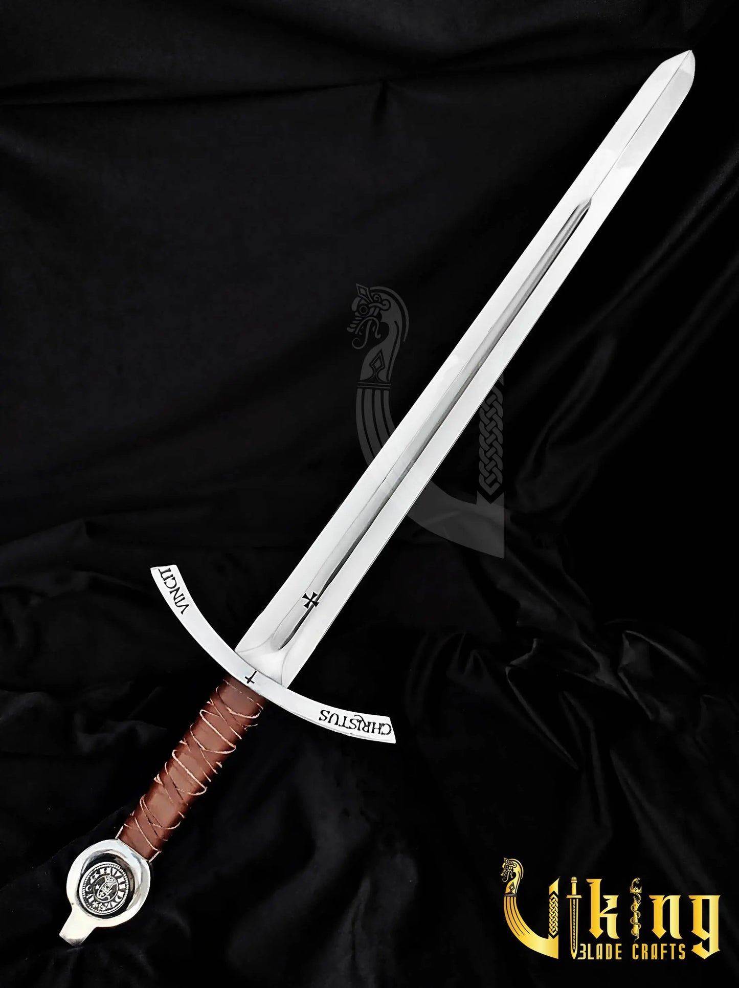 Faithkeeper Knights Templar Sword – Handmade Medieval Crusader Replica Viking_Blade_Crafts