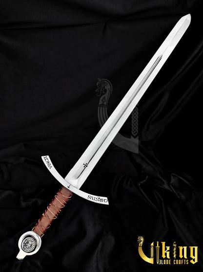 Faithkeeper Knights Templar Sword – Handmade Medieval Crusader Replica Viking_Blade_Crafts