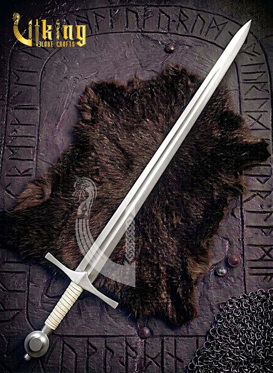 Premium Handmade Medieval Crusader Knight Sword Replica With Scabbard