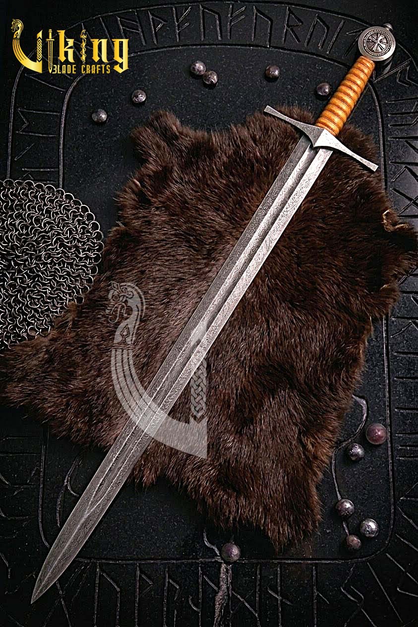 Handcrafted 39" Medieval Knight Crusader Sword Replica Collectible