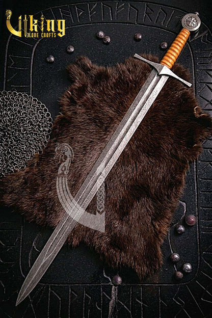Handcrafted 39" Medieval Knight Crusader Sword Replica Collectible
