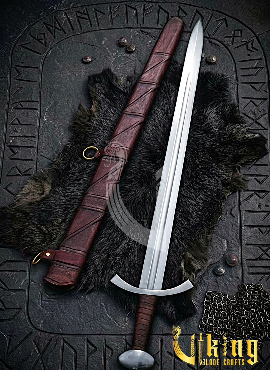 Handcrafted Saint Maurice Medieval Sword Replica: Historic Knight Blade