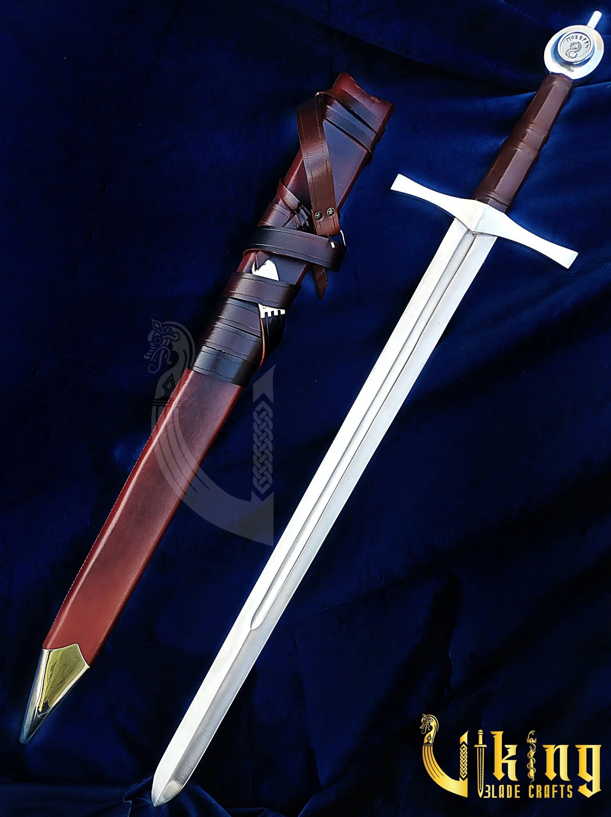 One-and-a-Half-Hand Warrior Blade of the Chivalric Order Viking_Blade_Crafts