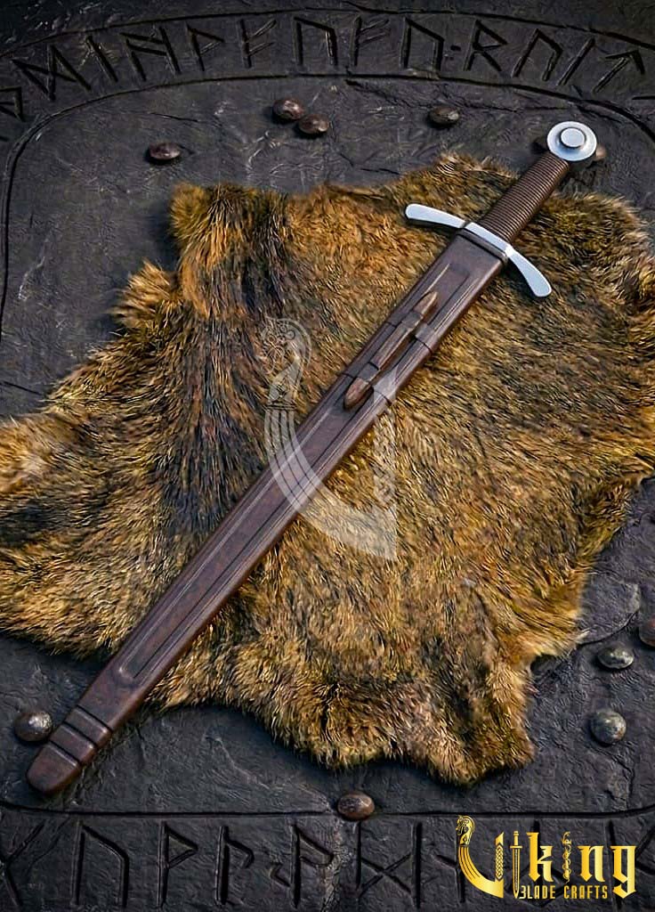 Handcrafted Medieval Crusader Sword Replica: Historic Knightly Blade