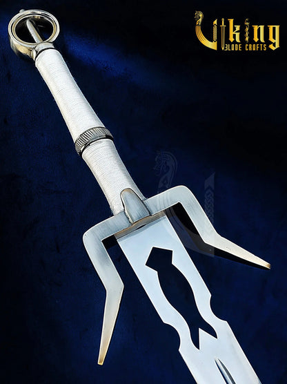 Ciri Sword Replica – Witcher Fantasy Blade with Scabbard & Display Viking_Blade_Crafts