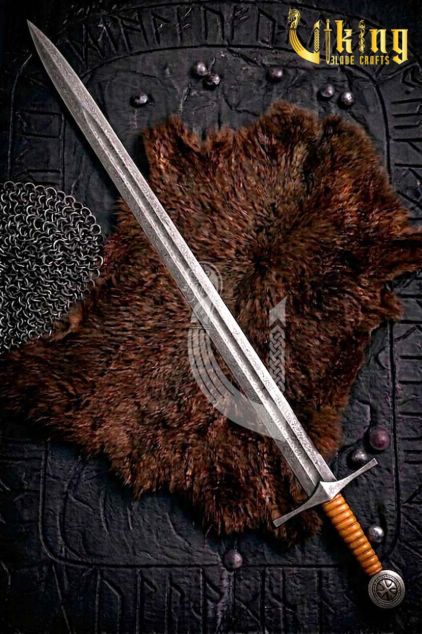 Handcrafted 39" Medieval Knight Crusader Sword Replica Collectible