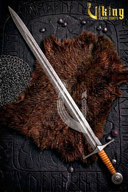 Handcrafted 39" Medieval Knight Crusader Sword Replica Collectible