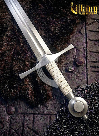 Premium Handmade Medieval Crusader Knight Sword Replica With Scabbard