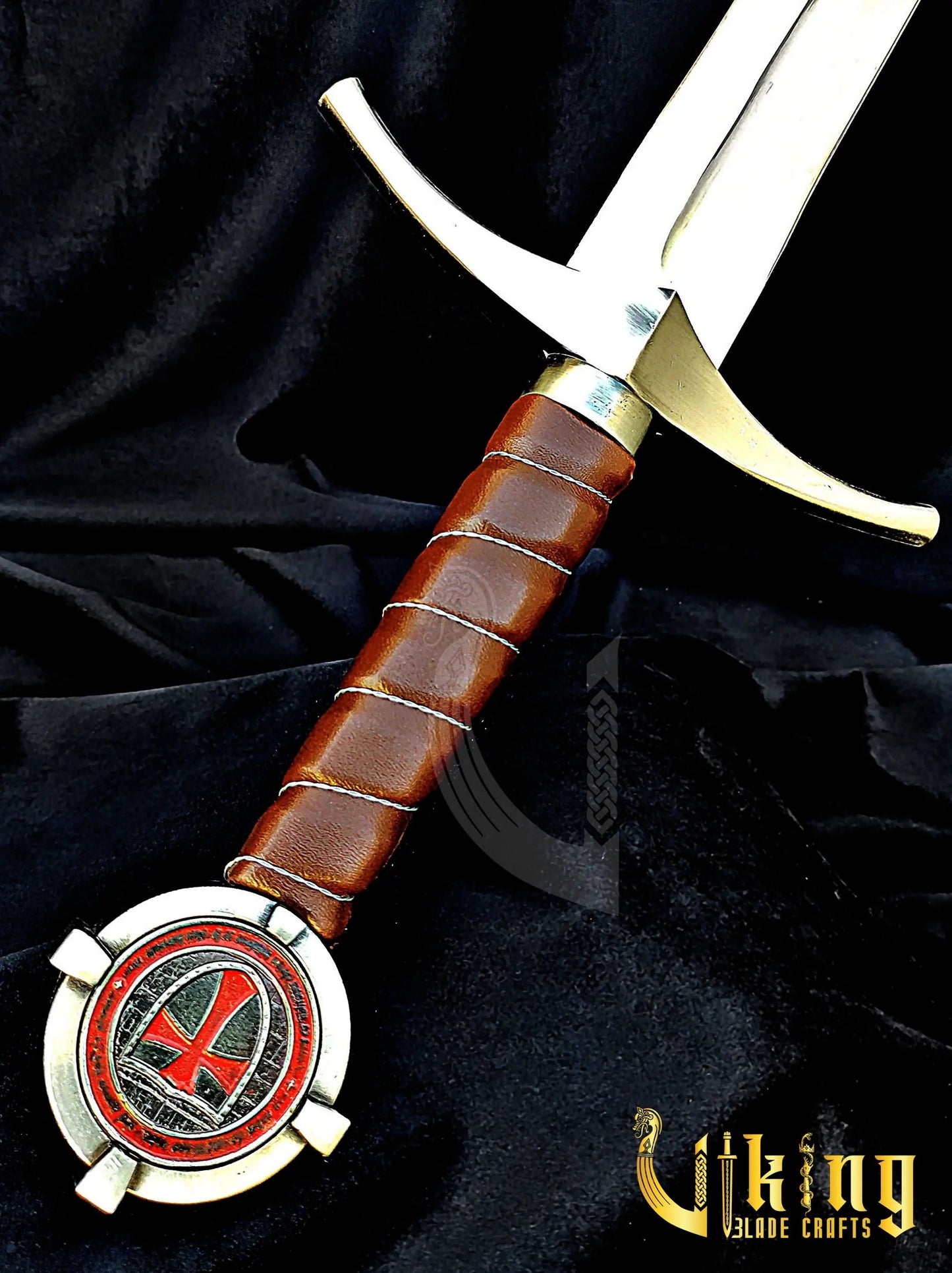 Accolade Sword of the Knights Templar – Handmade Medieval Collectible Blade Viking_Blade_Crafts
