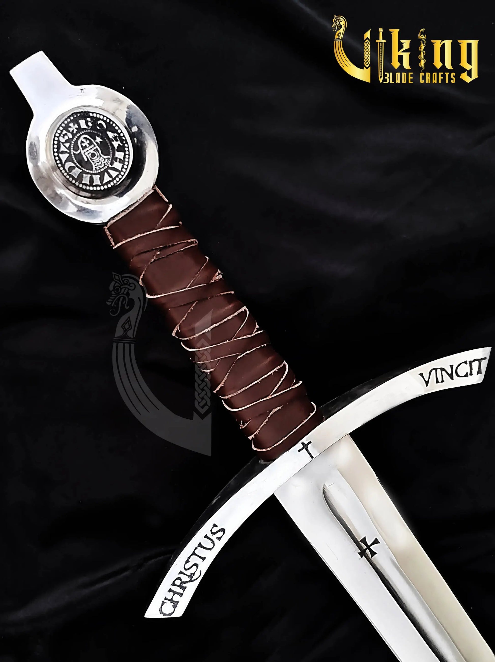 Faithkeeper Knights Templar Sword – Handmade Medieval Crusader Replica Viking_Blade_Crafts